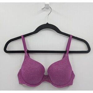 Victoria's Secret Bra 34B Violet Heather Padded Perfect Coverage